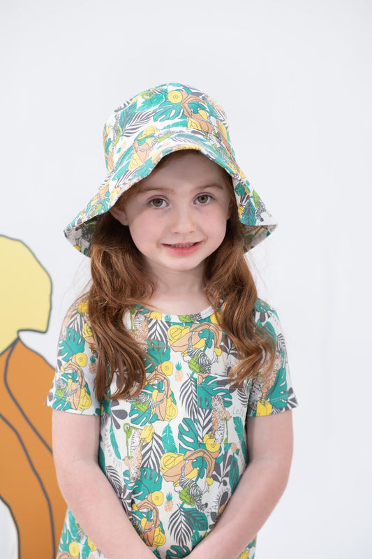 JUNGLE PRINT BUCKET HAT