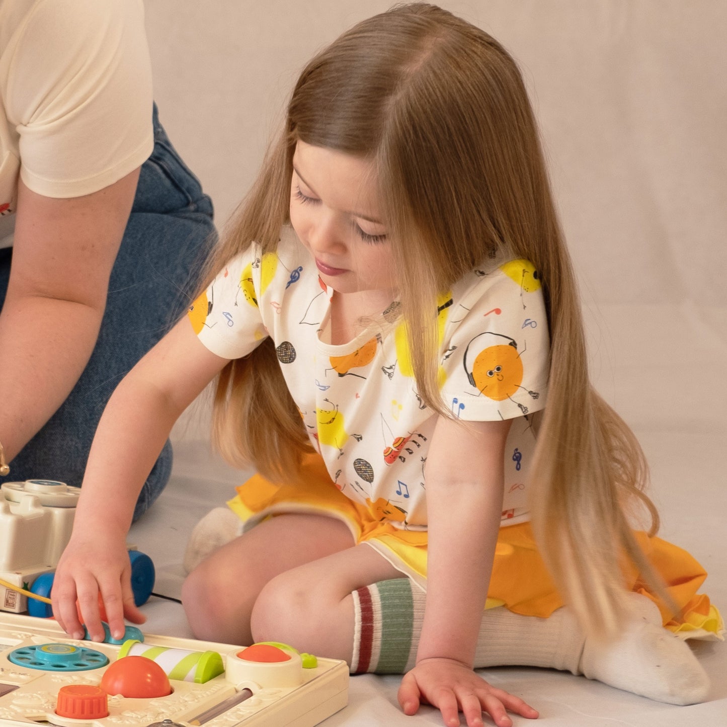 KIDS FRUIT DISCO PRINT SHORT-SLEEVES T-SHIRT