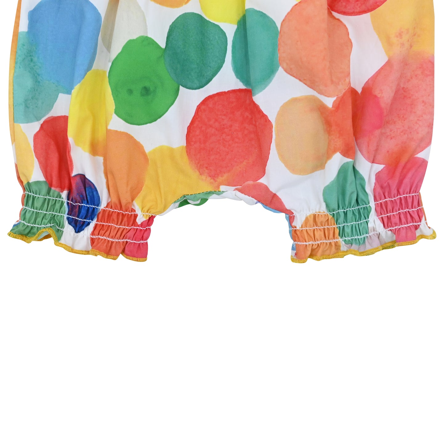 BABY RAINBOW SPOT PRINT BLOOMERS