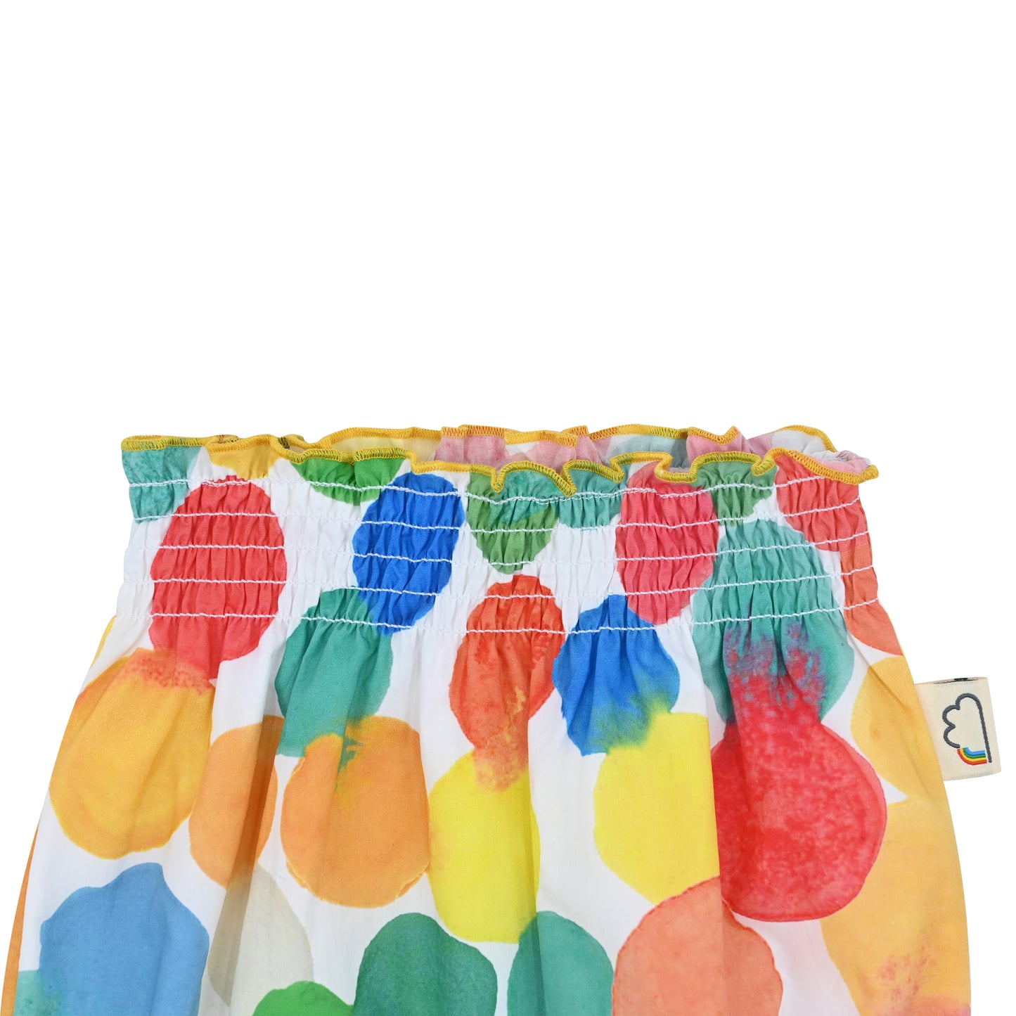BABY RAINBOW SPOT PRINT BLOOMERS
