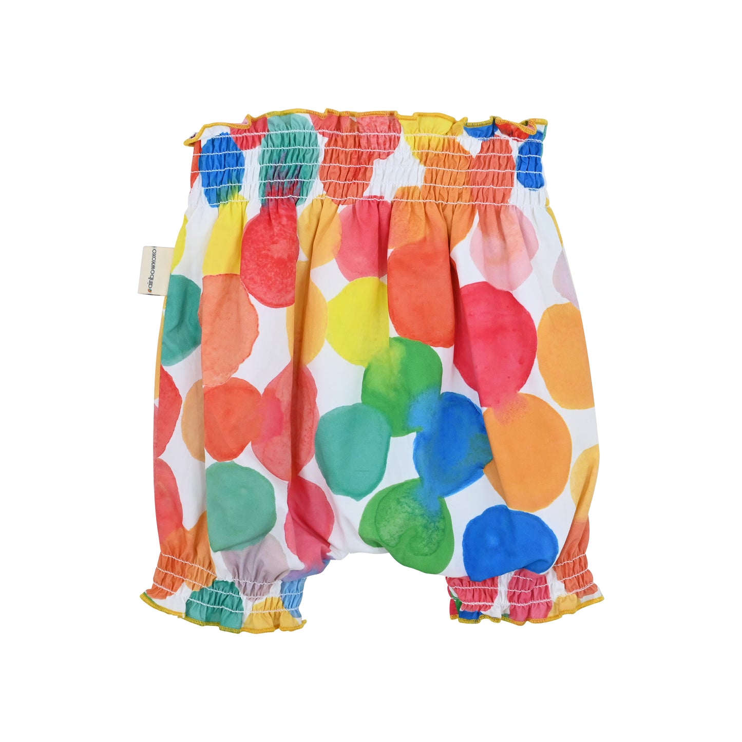 BABY RAINBOW SPOT PRINT BLOOMERS