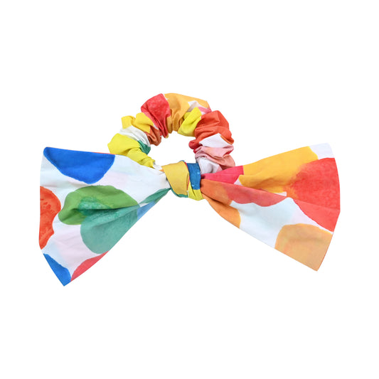 RAINBOW SPOT PRINT SCRUNCHIE