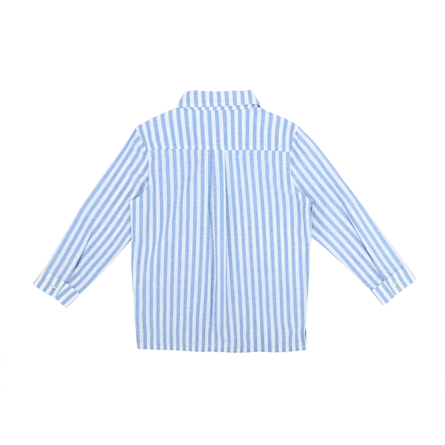 KIDS BLUE STRIPE LONG SLEEVE SHIRT