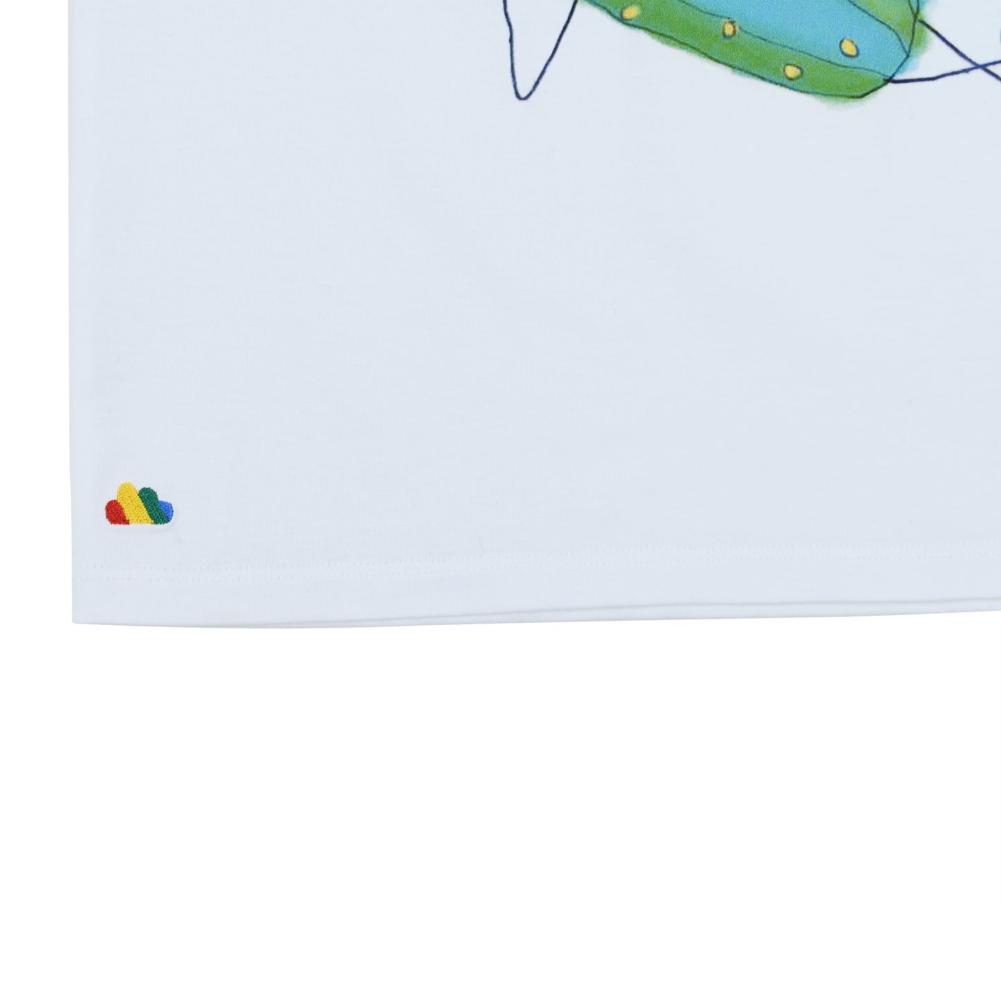 KIDS CUCUMBER PRINT SHORT SLEEVE T-SHIRT