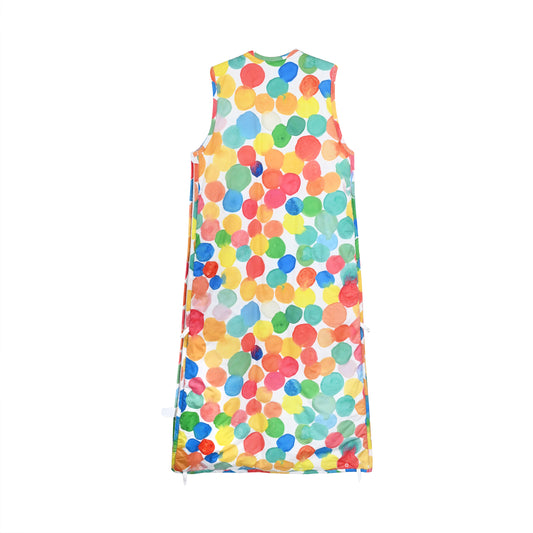 BABY RAINBOW SPOT PRINT SLEEPING BAG
