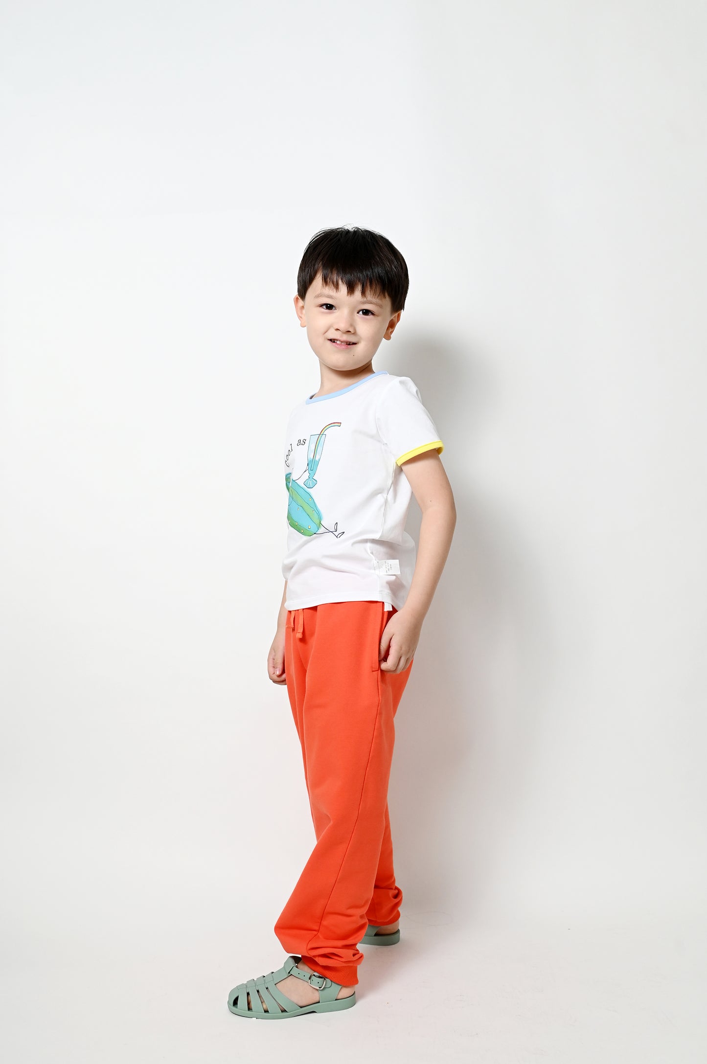KIDS CUCUMBER PRINT SHORT SLEEVE T-SHIRT