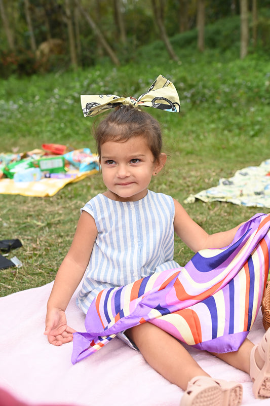 GARDEN PRINT SCRUNCHIE