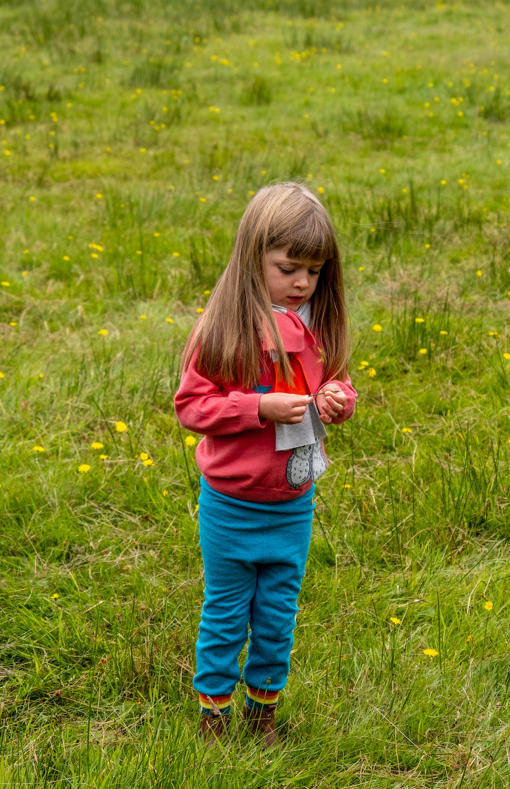 KIDS FUR LINED HAREEM JOGGING PANTS