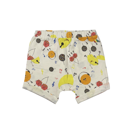 KIDS FRUIT DISCO ELASTICATED WAIST SHORTS