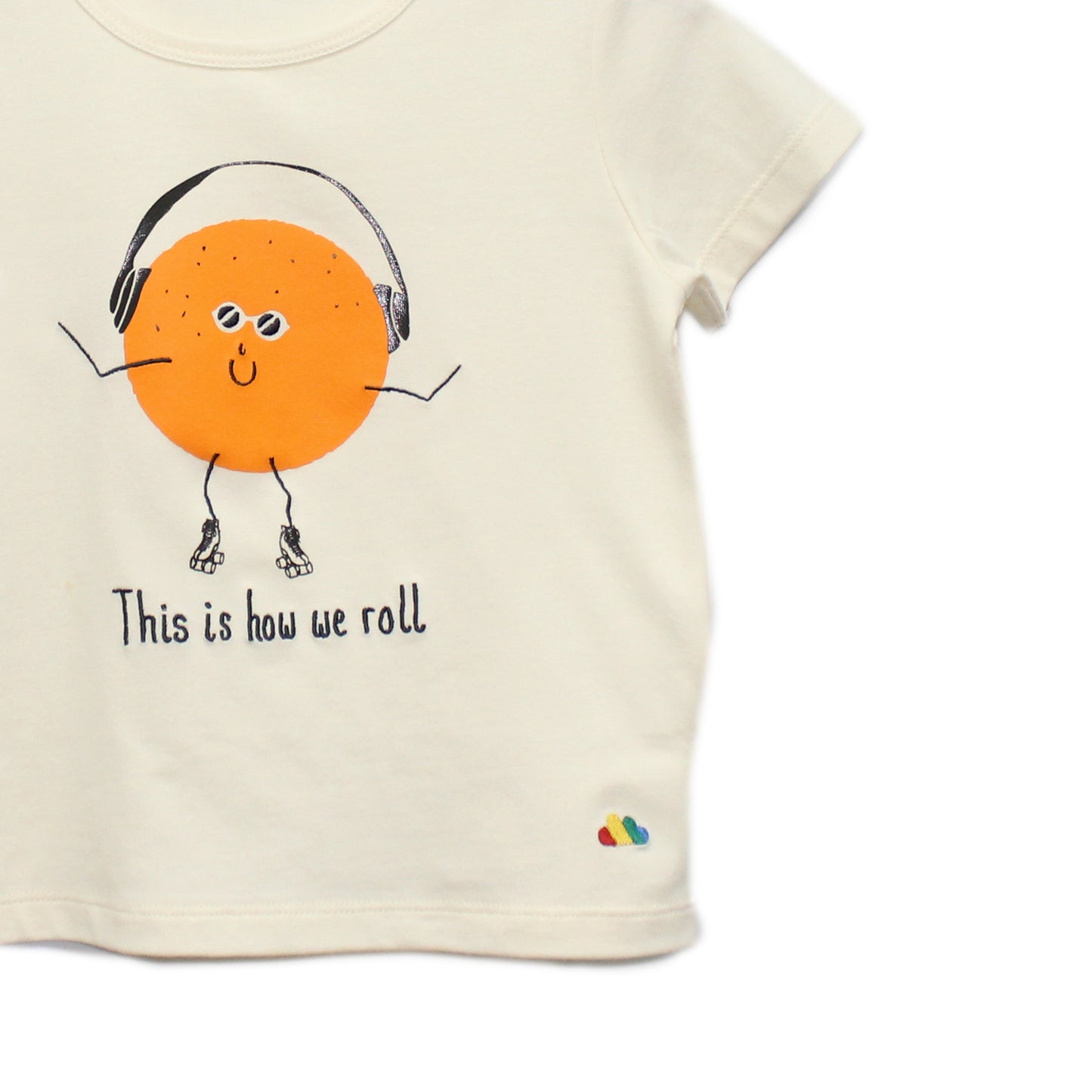 BABY ORANGE SHORT-SLEEVES T-SHIRT