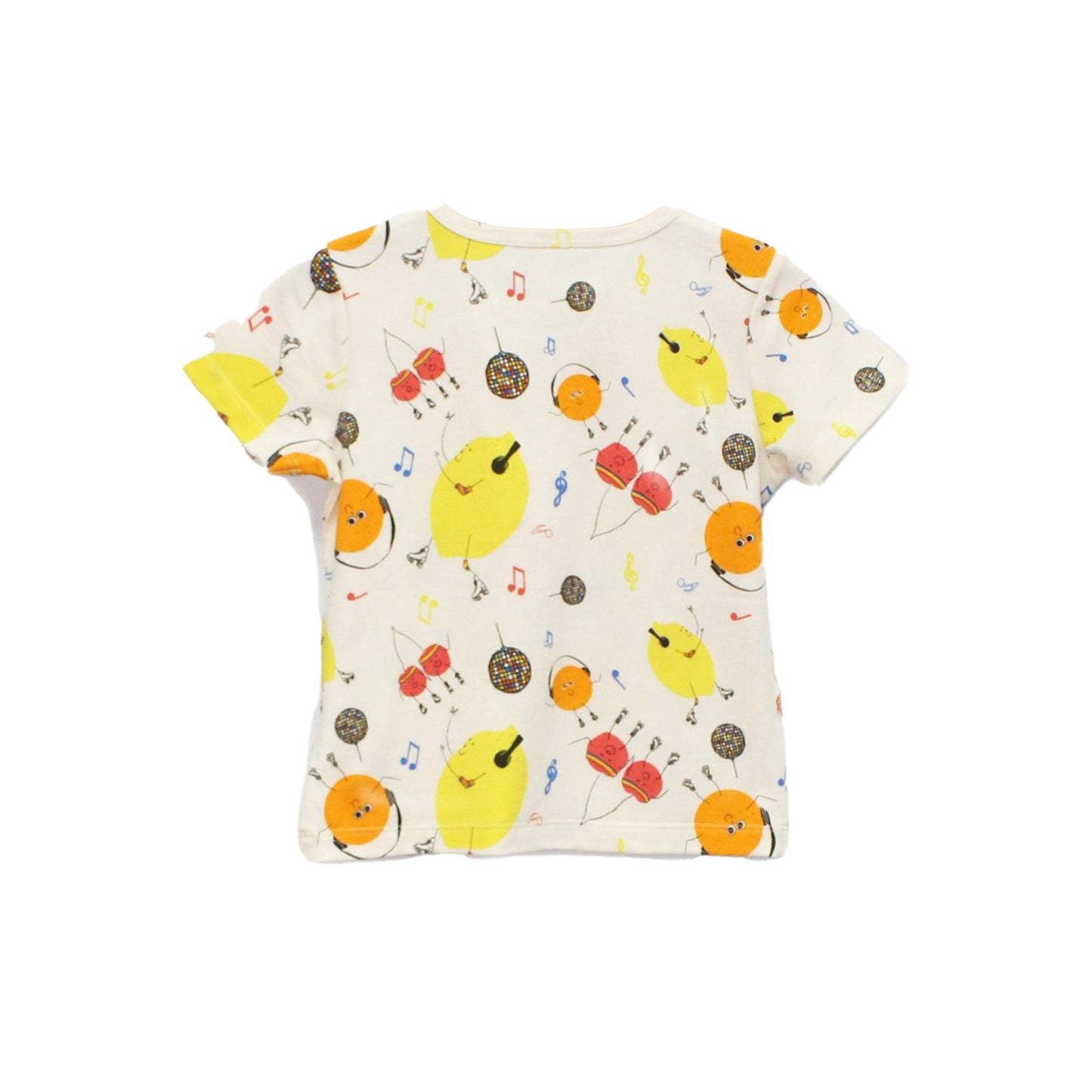 KIDS FRUIT DISCO PRINT SHORT-SLEEVES T-SHIRT