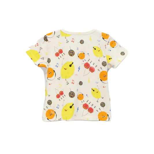 KIDS FRUIT DISCO PRINT SHORT-SLEEVES T-SHIRT