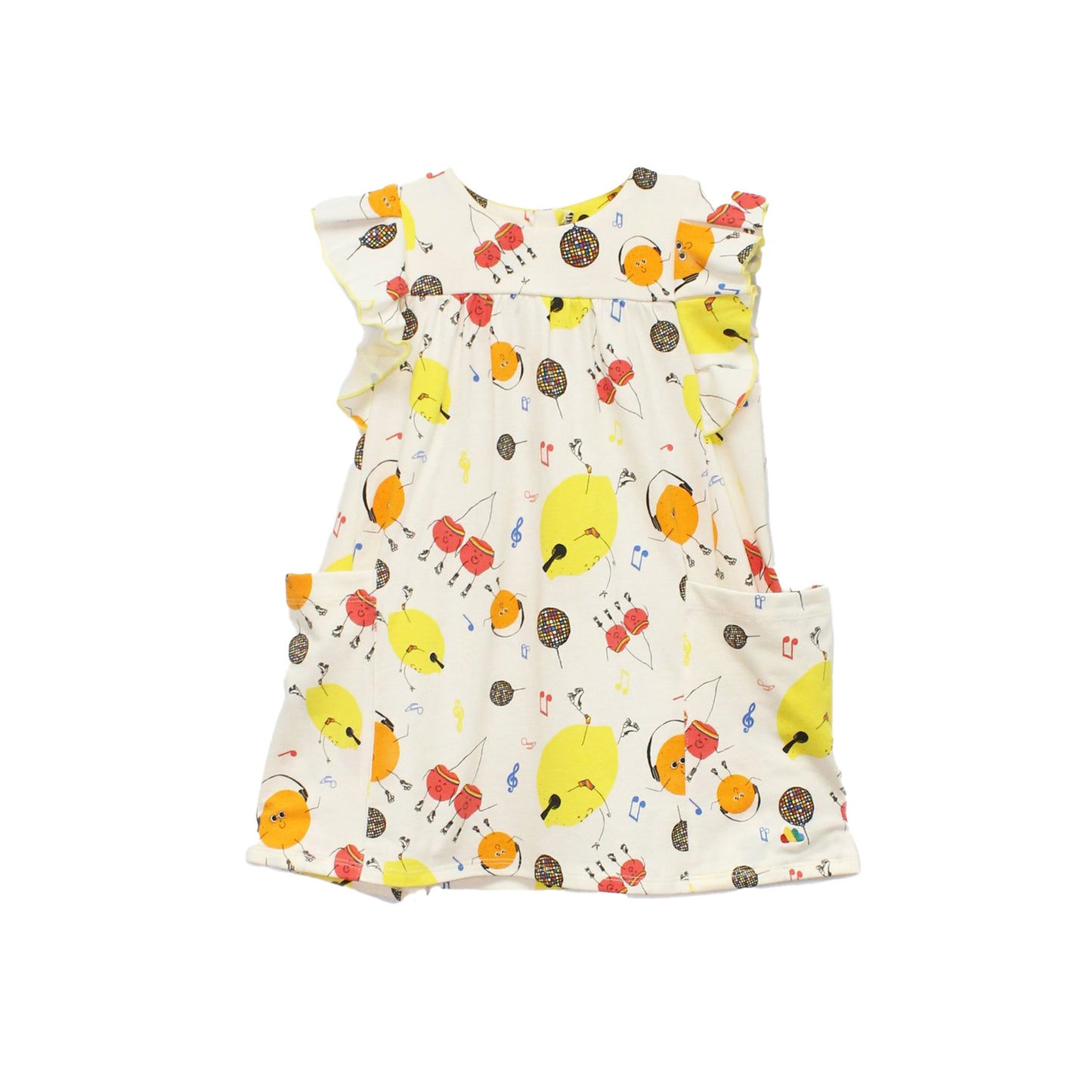 KIDS FRUIT DISCO POCKET DRESS