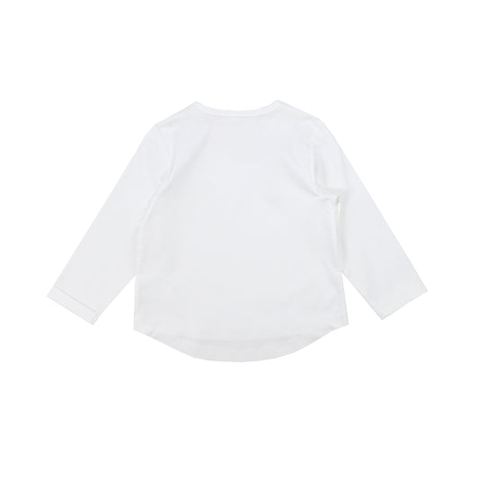 BABY/KDIS BONE PRINT LONG-SLEEVES TOP