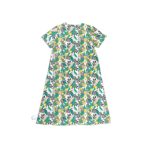 KIDS JUNGLE PRINT A-LINE DRESS