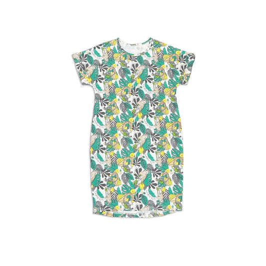 KIDS JUNGLE PRINT DRESS