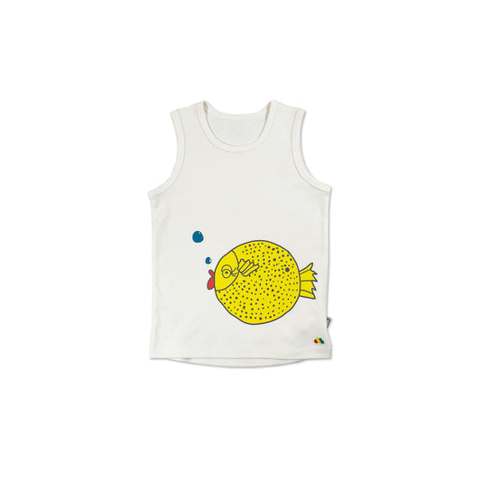KIDS YELLOW BLOWFISH VEST