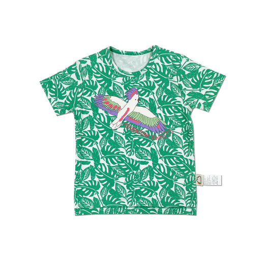 BABY PARROT JUNGLE PRINT T-SHIRT