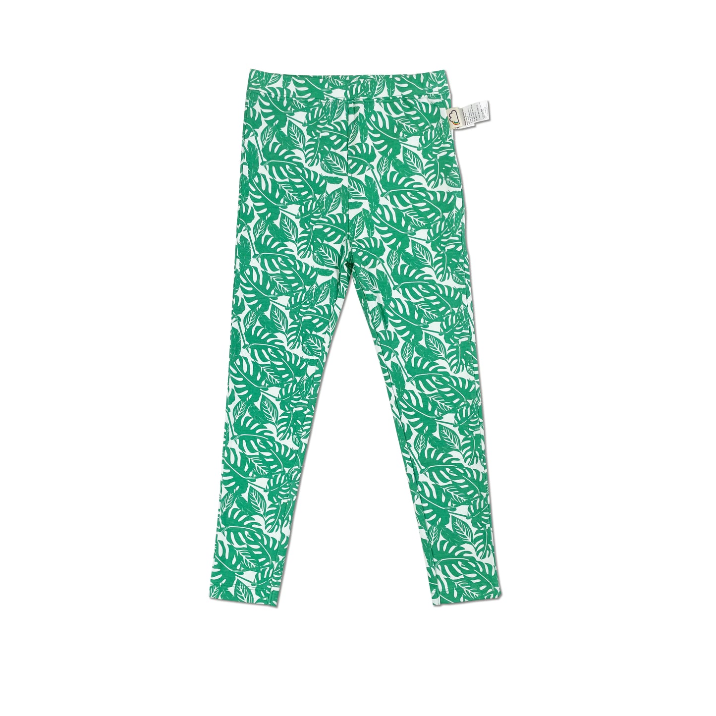 KIDS JUNGLE LEAF PRINT LEGGINGS