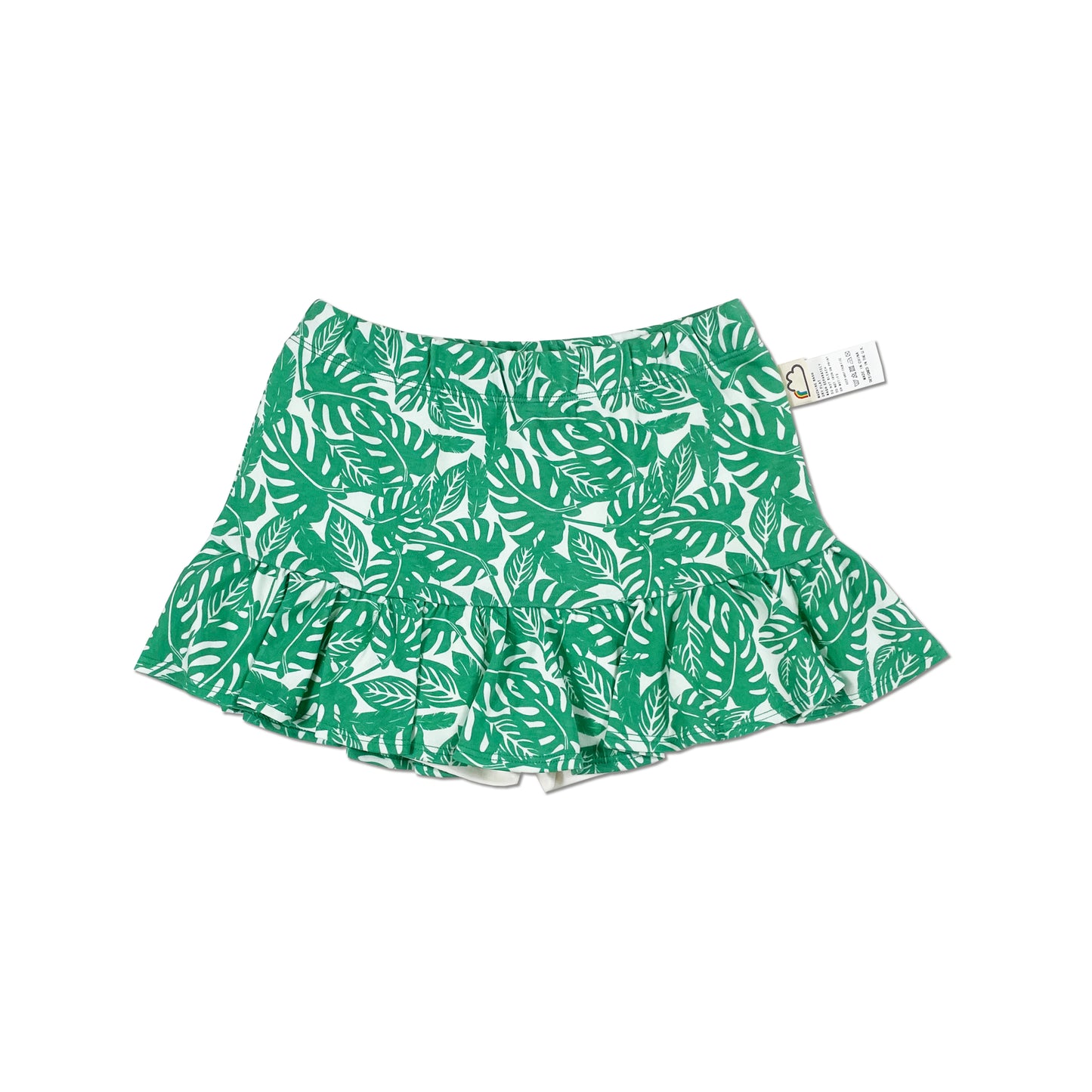 KIDS JUNGLE PRINT FRILL HEM SKORT