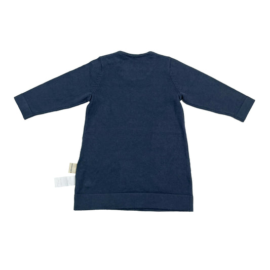 KIDS RED MUSHROOM LONG-SLEEVES A-LINE DRESS