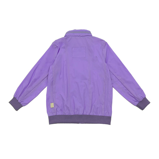 KIDS ZIPPED LONG-SLEEVES WATERPROOF JACKET (HAT CAB BE STORED)