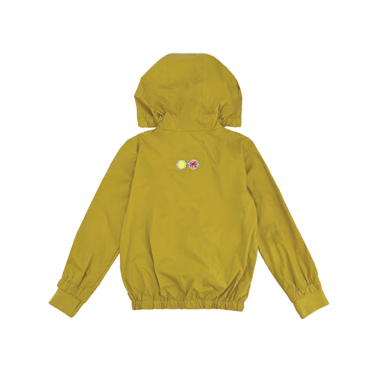KIDS ZIPPED LONG-SLEEVES WATERPROOF JACKET