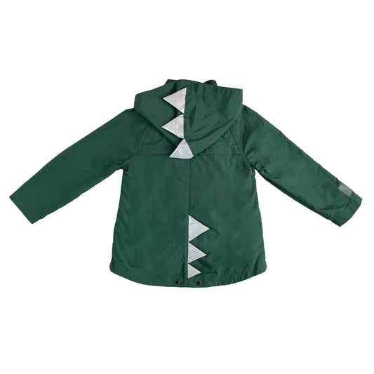 KIDS REMOVEABLE GILET ZIPPED WOVEN JACKET