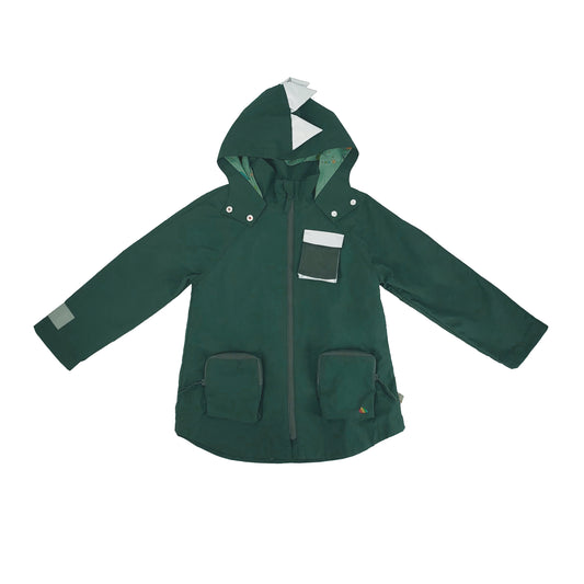 KIDS REMOVEABLE GILET ZIPPED WOVEN JACKET