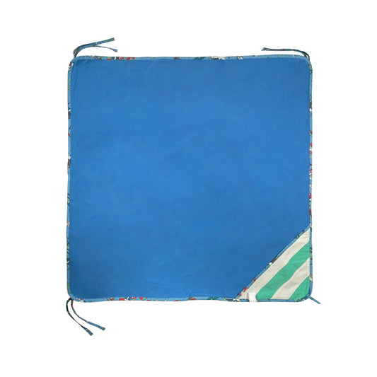 BABY BLUE PARROT PRINT BLANKET