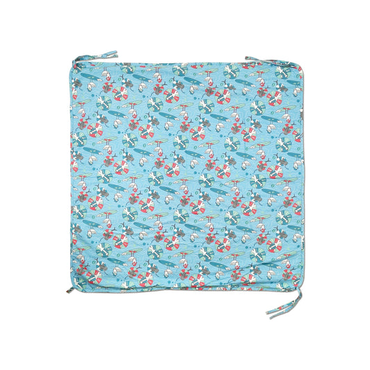 BABY BLUE PARROT PRINT BLANKET