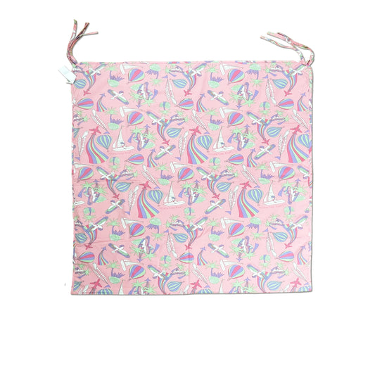BABY PINK PARROT PRINT PLAYMAT