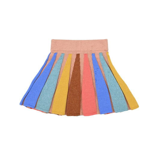 KIDS RAINBOW PLEAT SKIRT