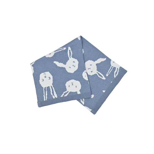 BABY RABBIT PRINT BLANKET