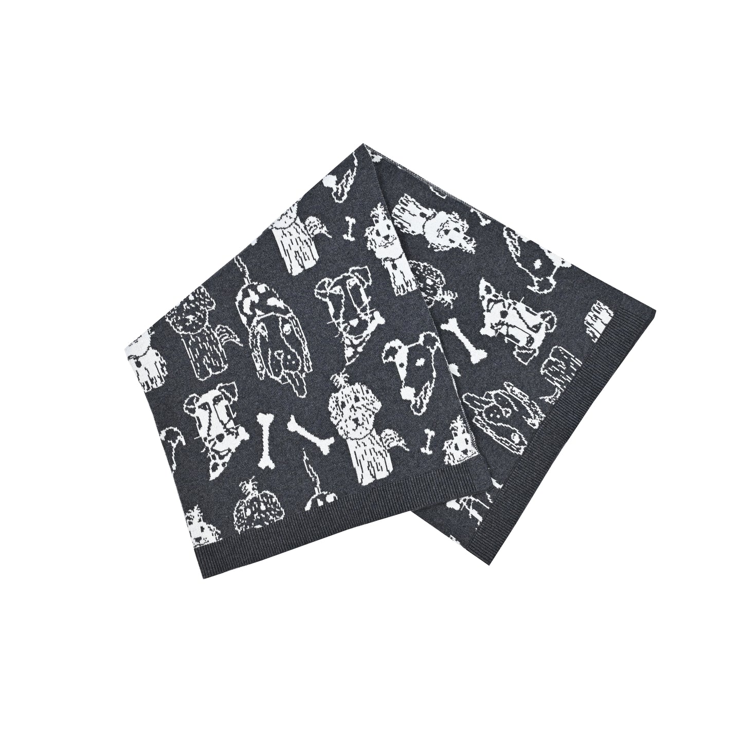 嬰兒服裝 - 寵物圖案羊絨混棉毛氈