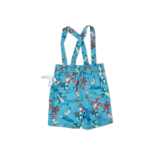 BABY SEAL PRINT BRACED SHORTS