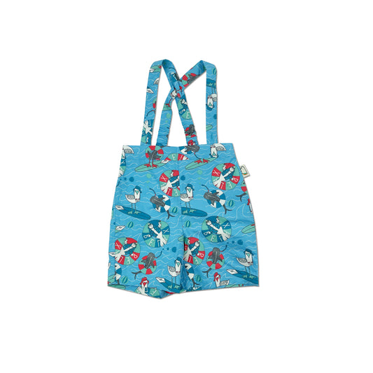 BABY SEAL PRINT BRACED SHORTS