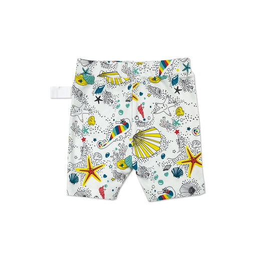 BABY/KIDS SEAHORSE PRINT CYCLE SHORTS
