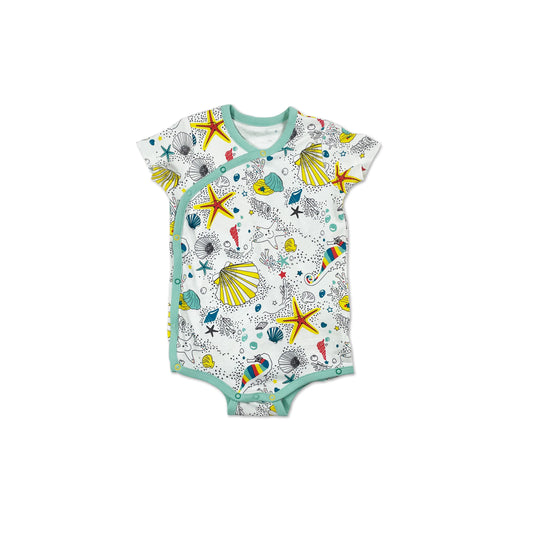 BABY SEAHORSE PRINT SHORT SLEEVE BODY