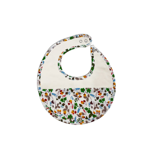 BABY FLORAL PRINT BIB
