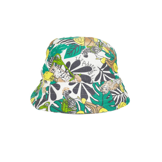 JUNGLE PRINT BUCKET HAT