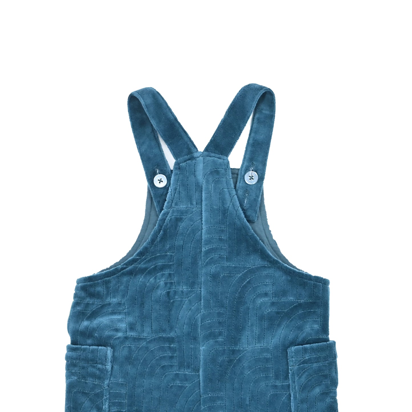 BABY VELOUR RAINBOW EMBROIDERED JUMPSUIT