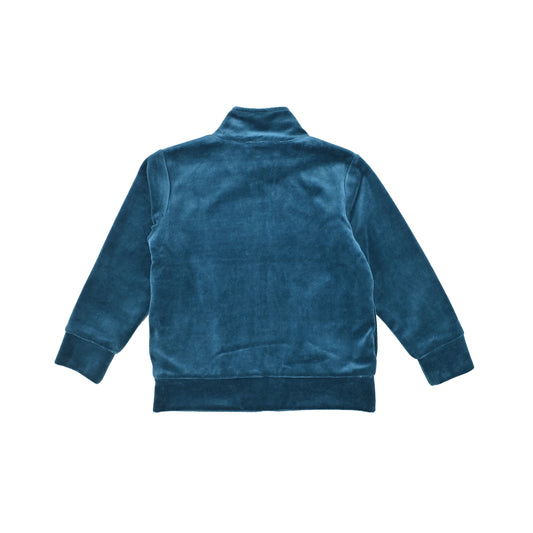 KIDS VELOUR ZIPPED JACKET