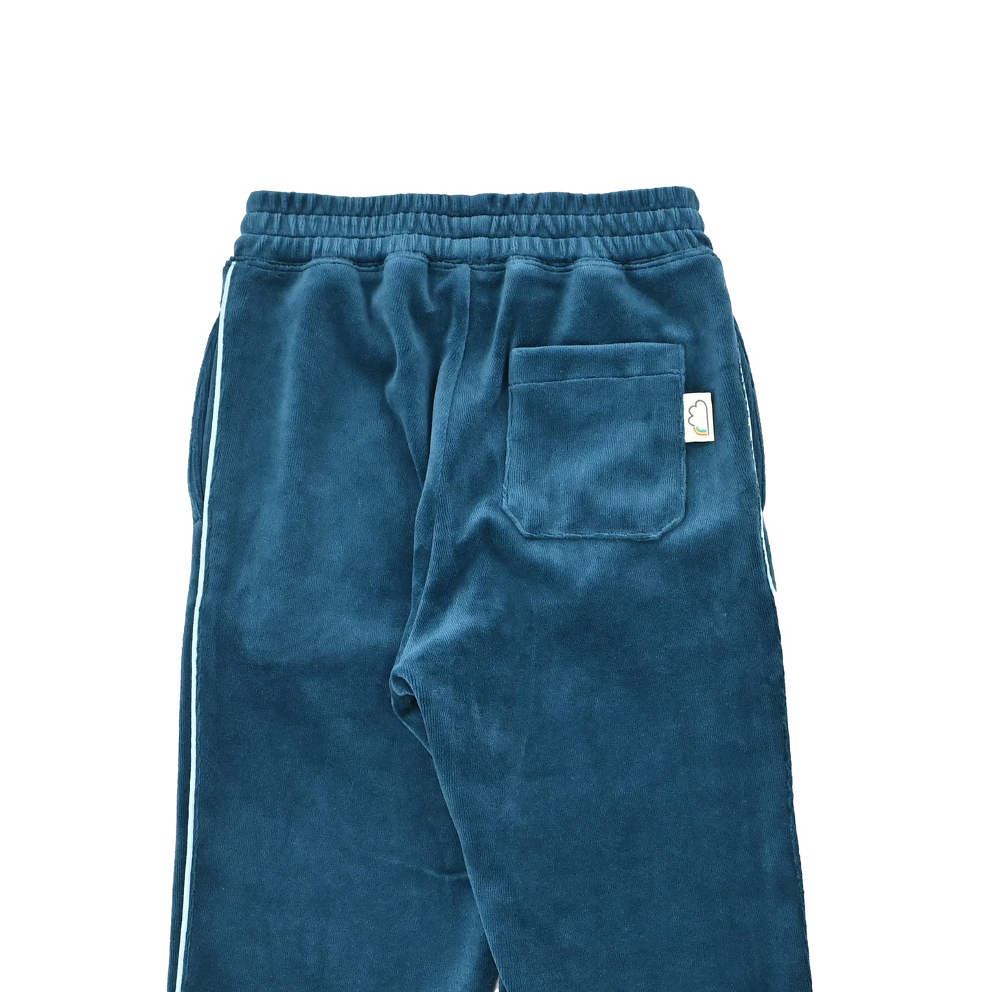 KIDS VELOUR SOLID COLOR PANTS