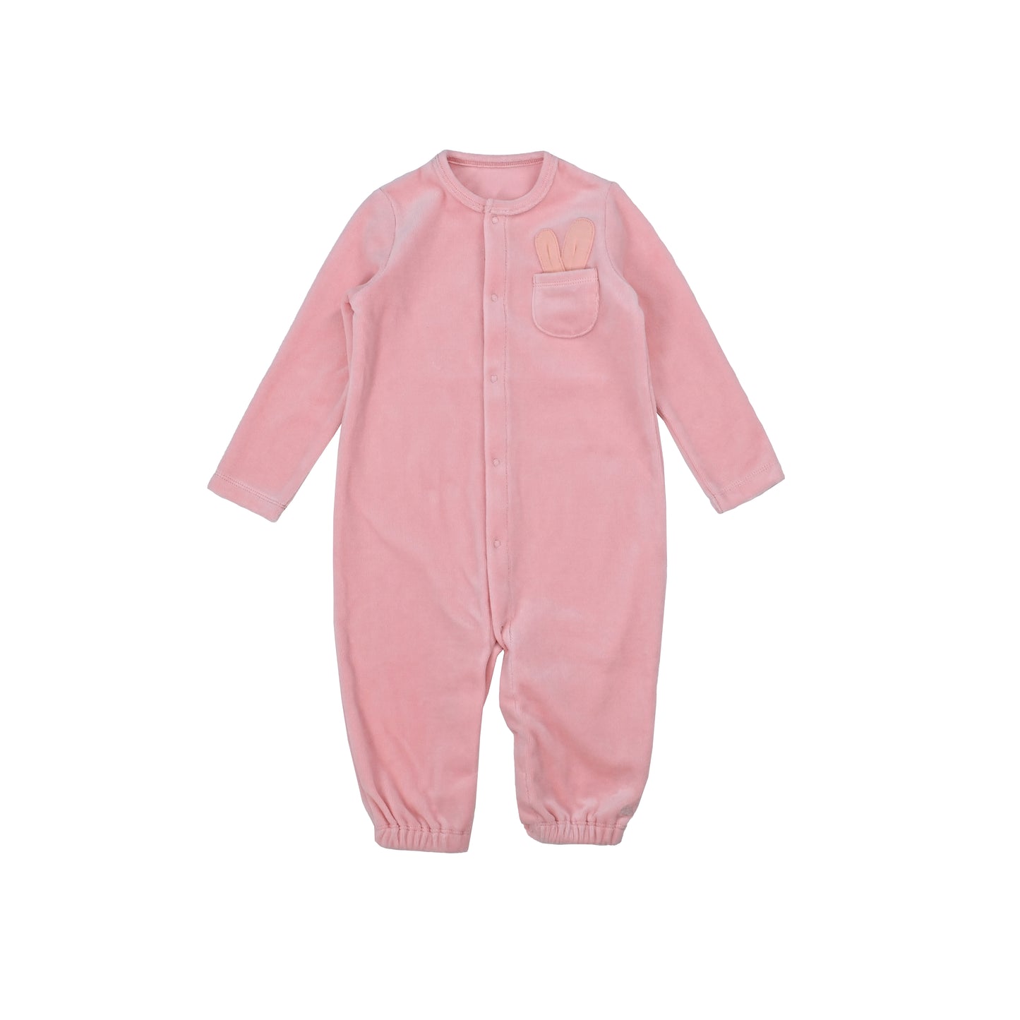 BABY VELOUR TWO-WAY KIMONO OR PLAYSUIT