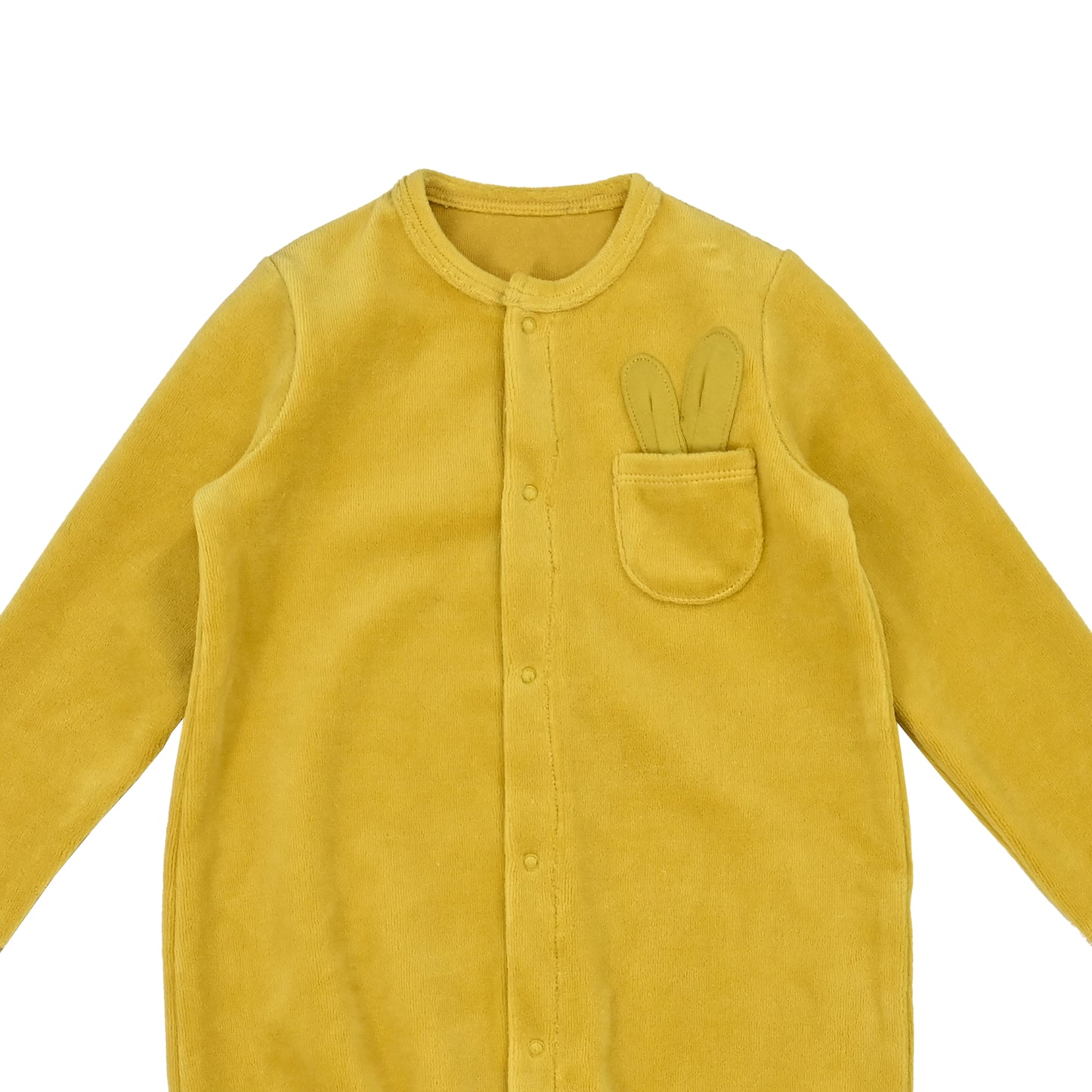 BABY VELOUR TWO-WAY KIMONO OR PLAYSUIT