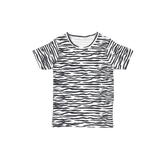 KIDS ZEBRA PRINT T-SHIRT