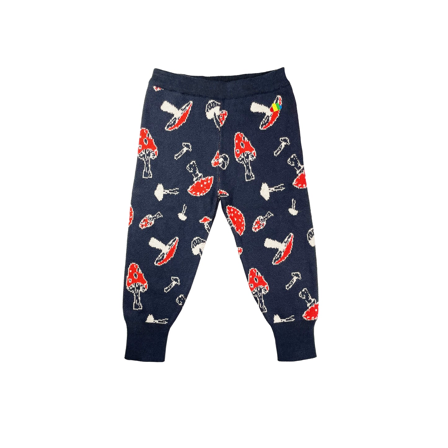 KIDS RED MUSHROOM PRINT JOGGING PANTS