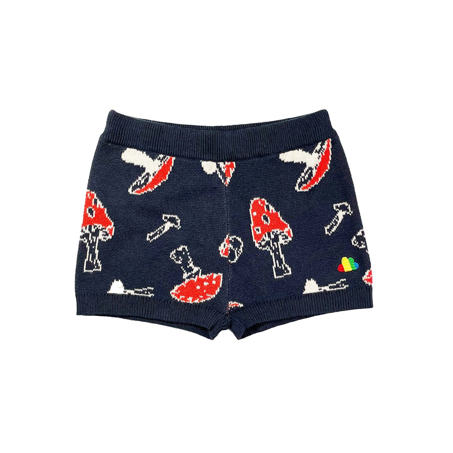 KIDS RED MUSHROOM SHORTS