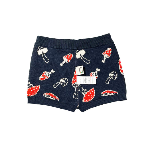 KIDS RED MUSHROOM SHORTS